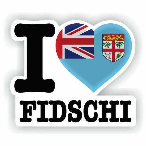 Aufkleber love fidschi sticker - aufkleber,