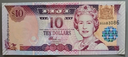 Banknote dollar fiji 2002 - banknote,10, dollar,fiji,2002