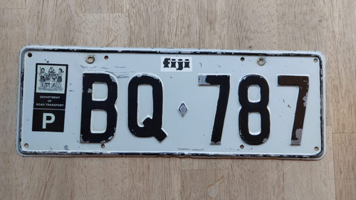 Nummernschild fidschi fiji - fidschi,