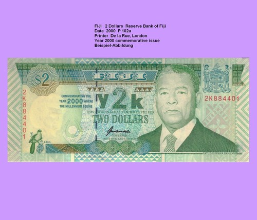 Fidschi fiji dollars 2000 - ,