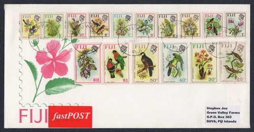 Fiji islands 1971 - 1971/72,, birds