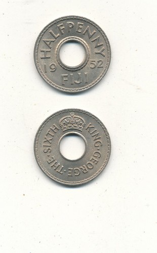 Fiji fidschi half penny - /,