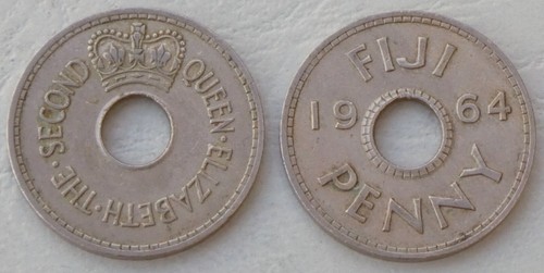 Fidschi fiji 1 penny - fidschi,