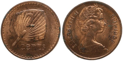 Fiji fidschi two cents - -,