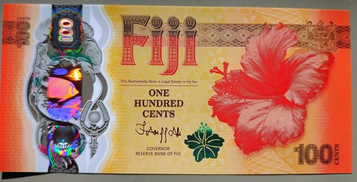 Banknote 100 cents fiji - banknote,100,