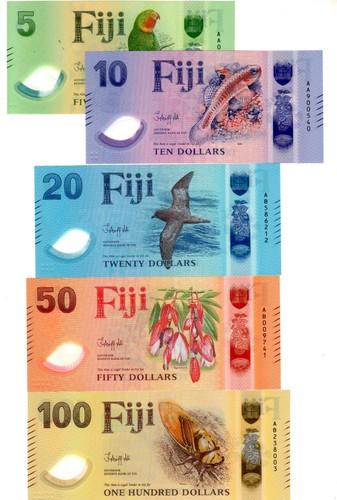 Set serie - set, banknoten