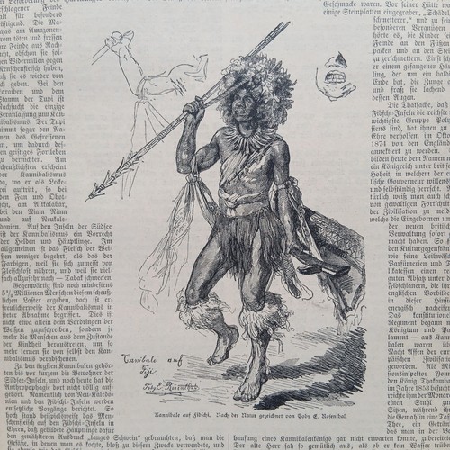 1885 holzstich wood engraving - holzstich,